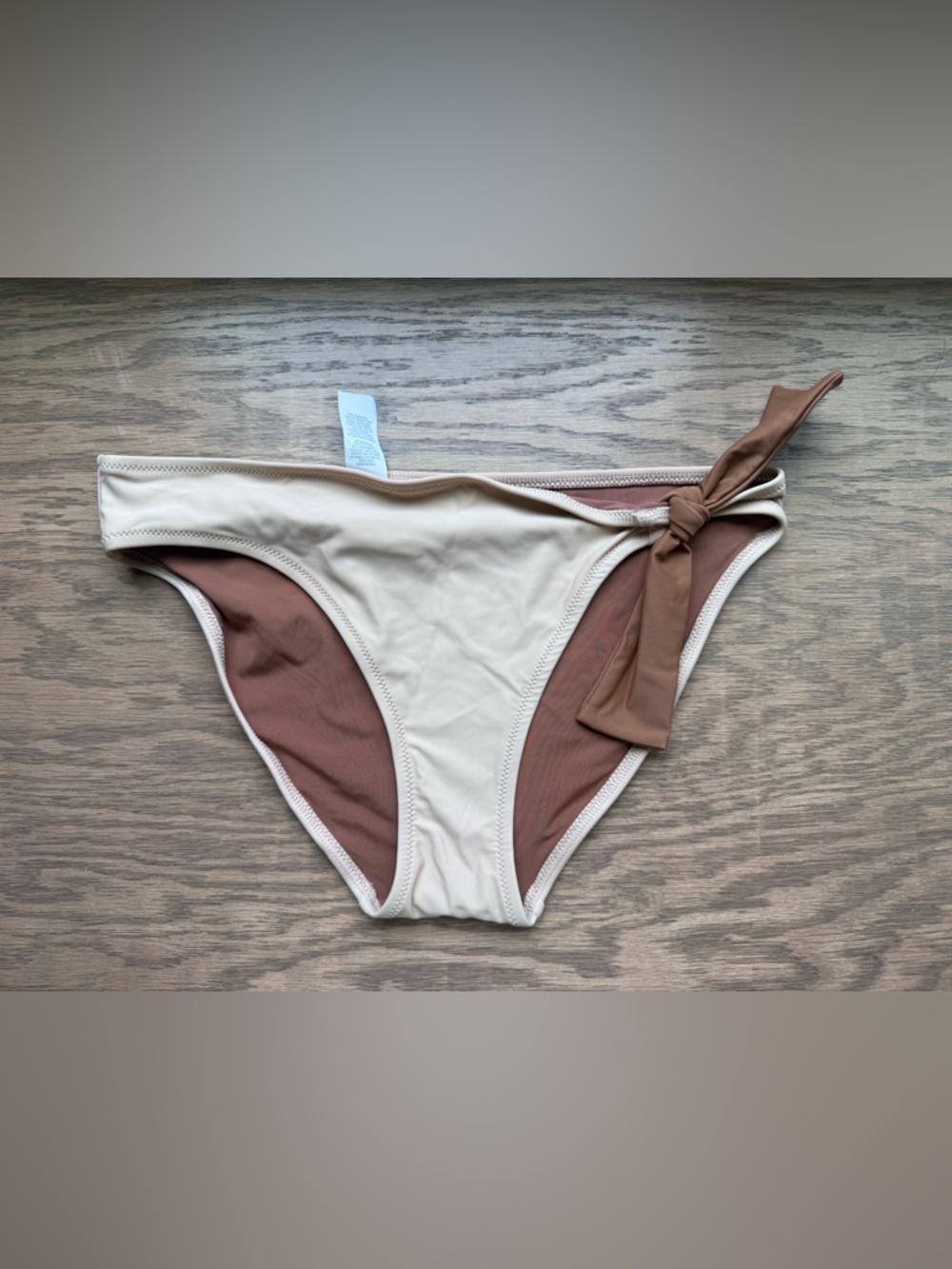 Aerie Brown Side Tie Bikini Bottoms